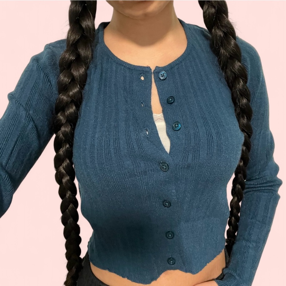 3/$30 🎀 NWT Aeropostale - Dark Blue Cardigan S